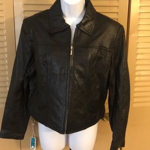 Wilson’s Black Leather Jacket